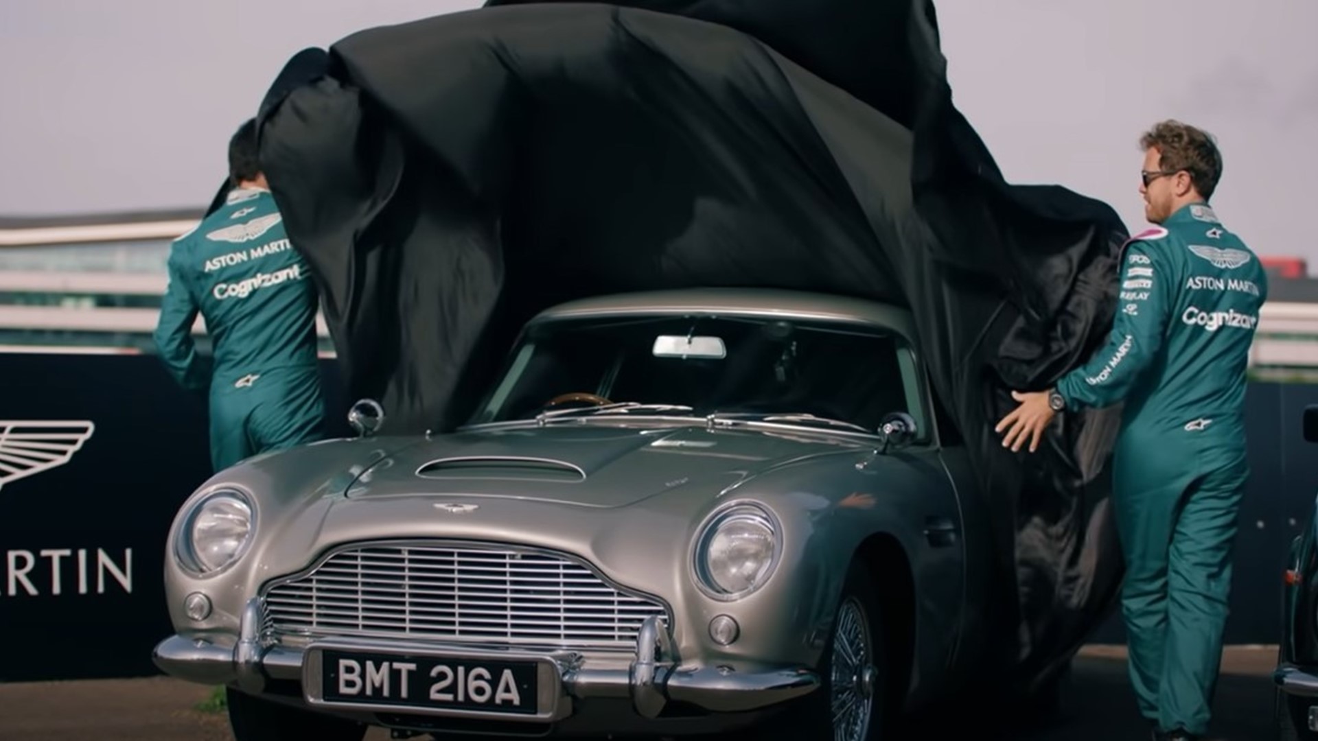 Sebastian Vettel And Lance Stroll Channel Their Inner James Bond With Iconic Car 170597 1